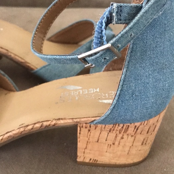 Aerosoles Heelrest blue Sandals - Picture 6 of 7